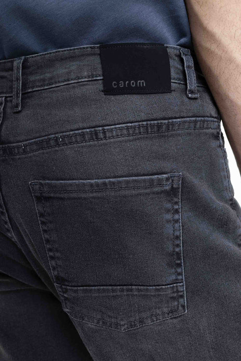 The Charcoal Tapper Fit Jeans